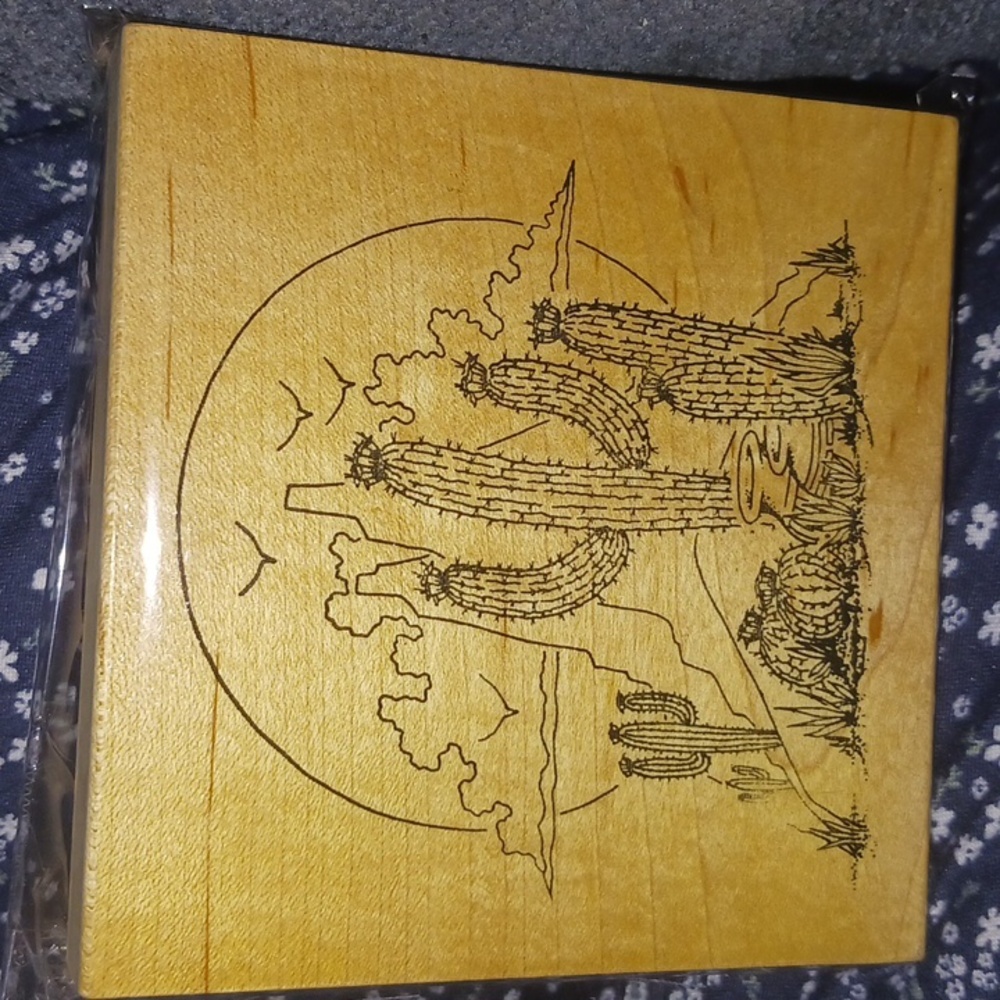 "Lost Pottery" rubber stamp